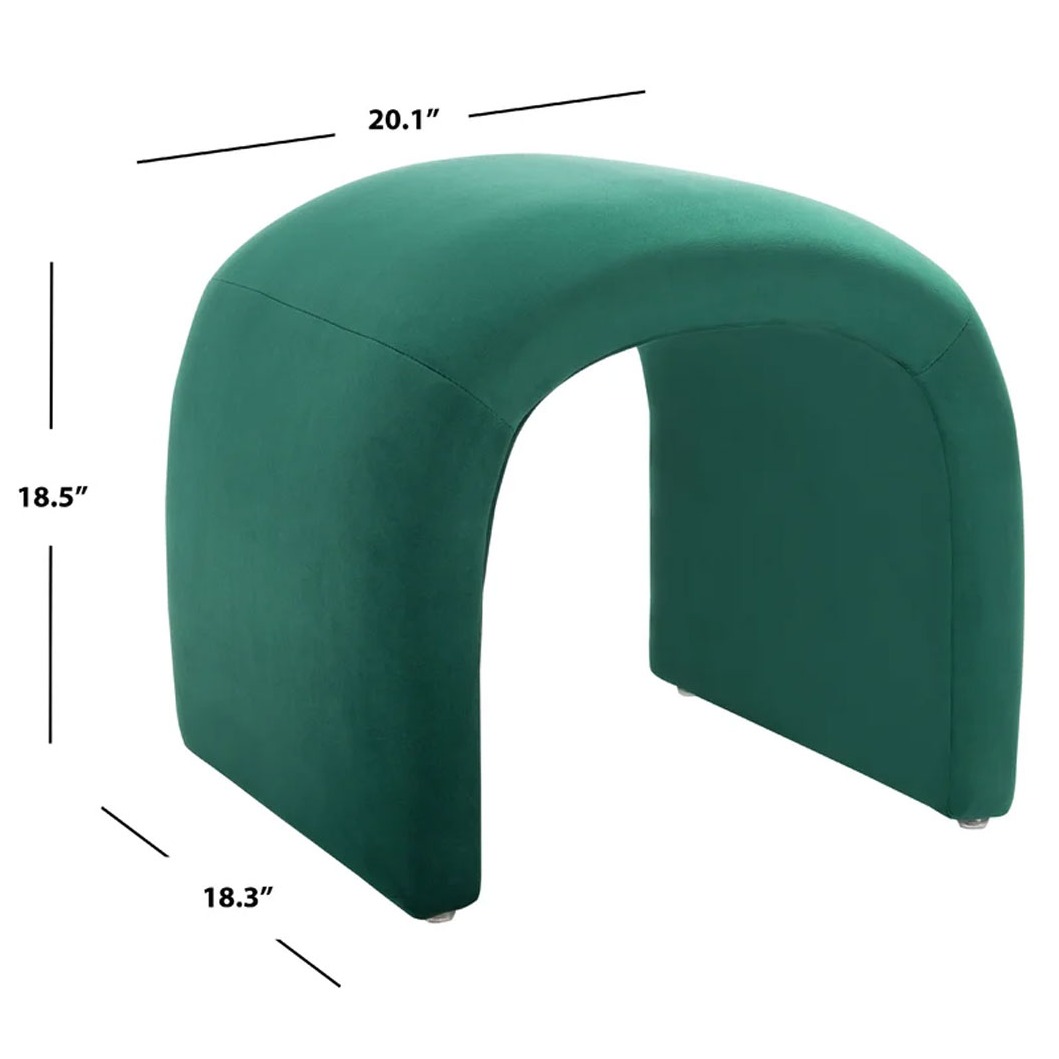 Andean Upholstered Ottoman - right_view
