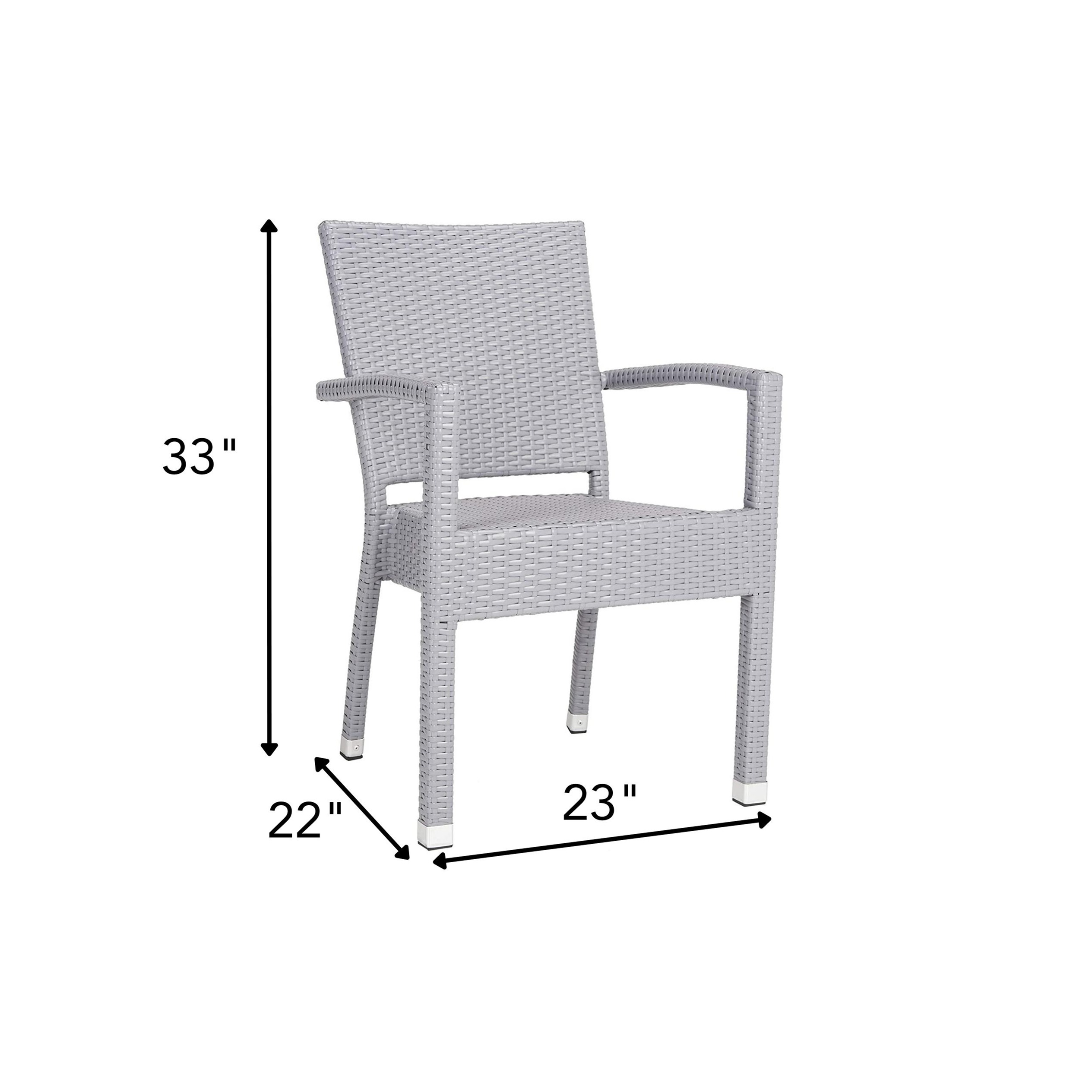 Loch Patio Bistro chair(2 pcs) - top_view
