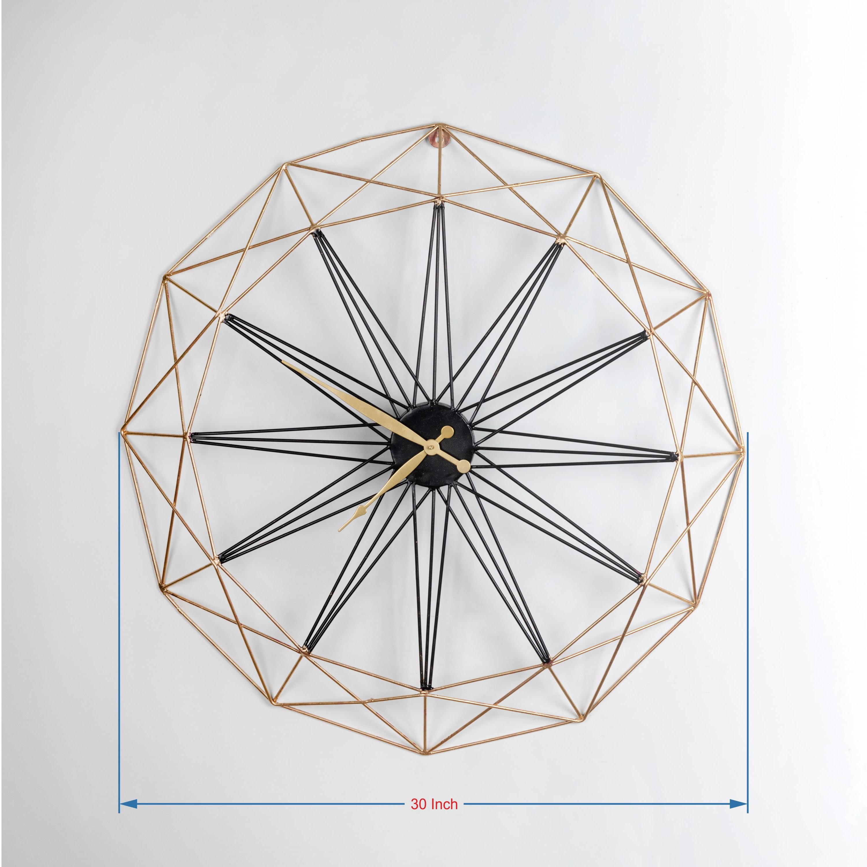 Morco Premium Look Wall Clock - left_view