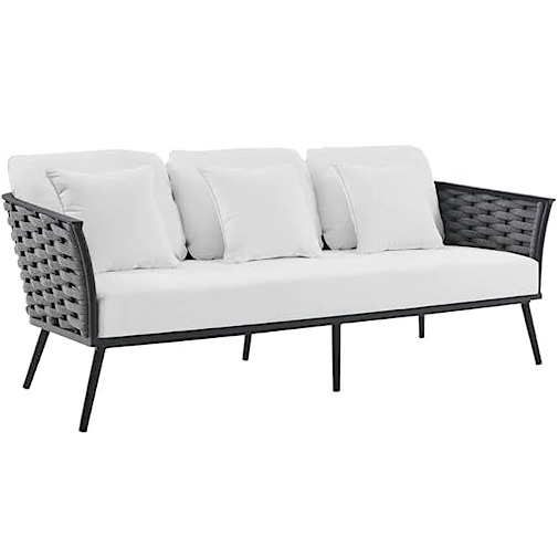 Sapa Stylish Outdoor Furniture With Cushion Set - rear_view
