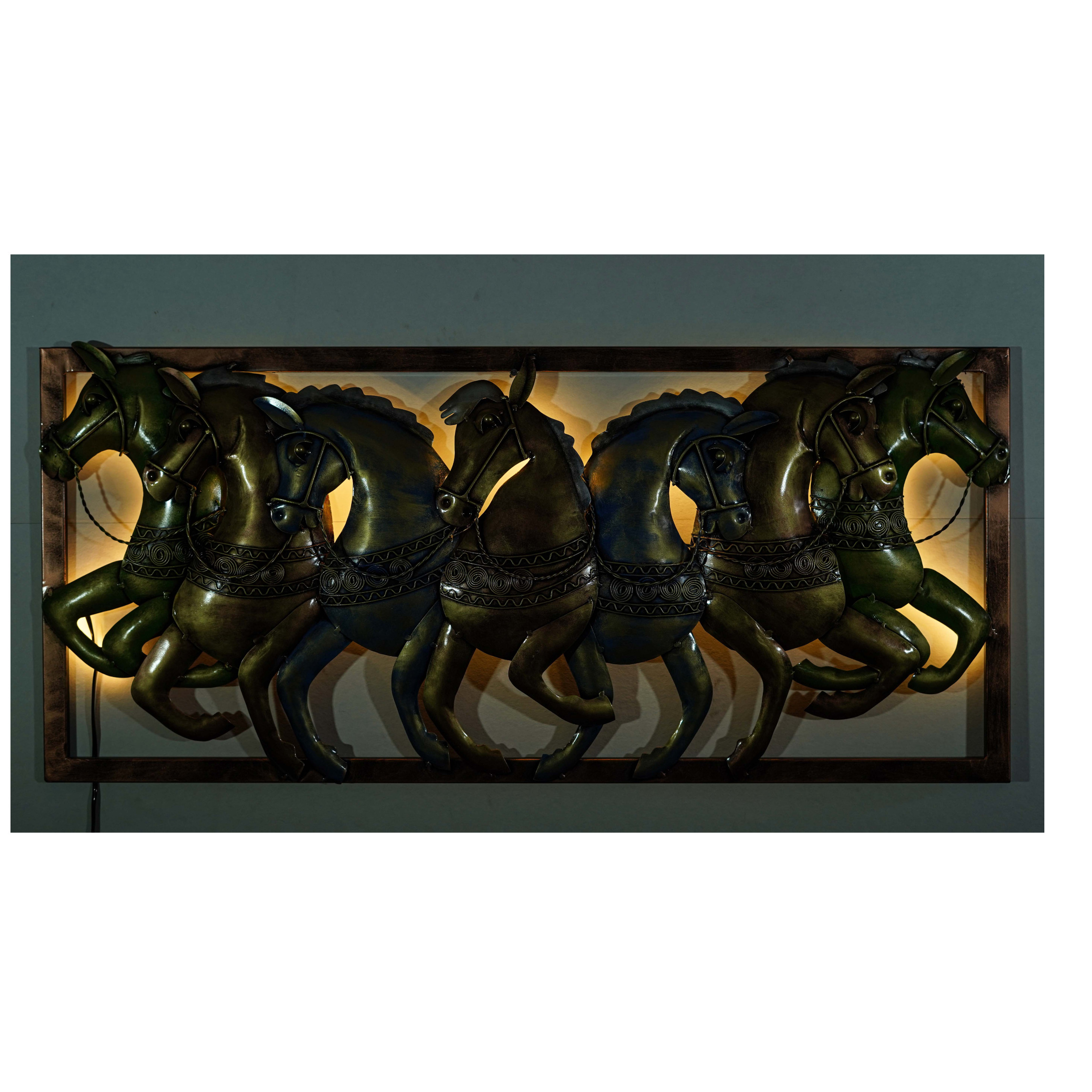 Horse Frame Wall Hanging - rear_view