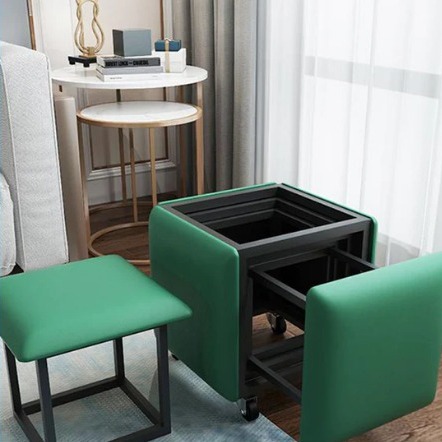 Zoetrope 5 in 1 Stackable Cube Dining Set - rear_view