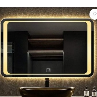 Led Mirror - front_view