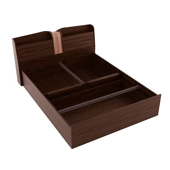 Copenhagen Queen Bed With Box Storage - rear_view