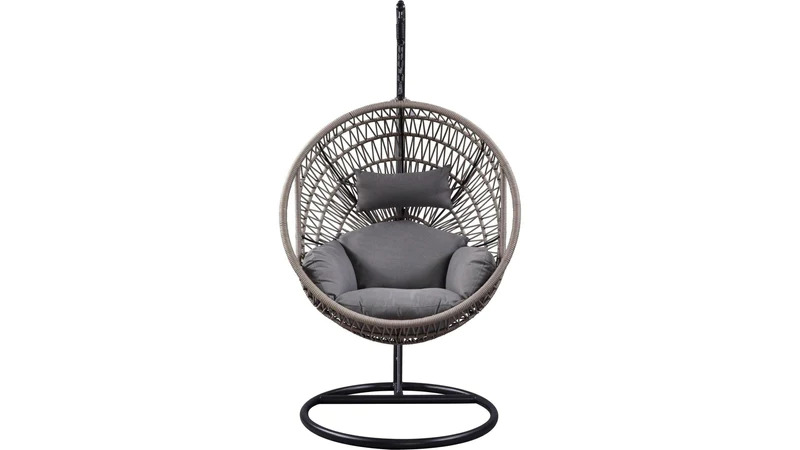 Tasmania Netted Rope Hanging Swing Chair - top_view
