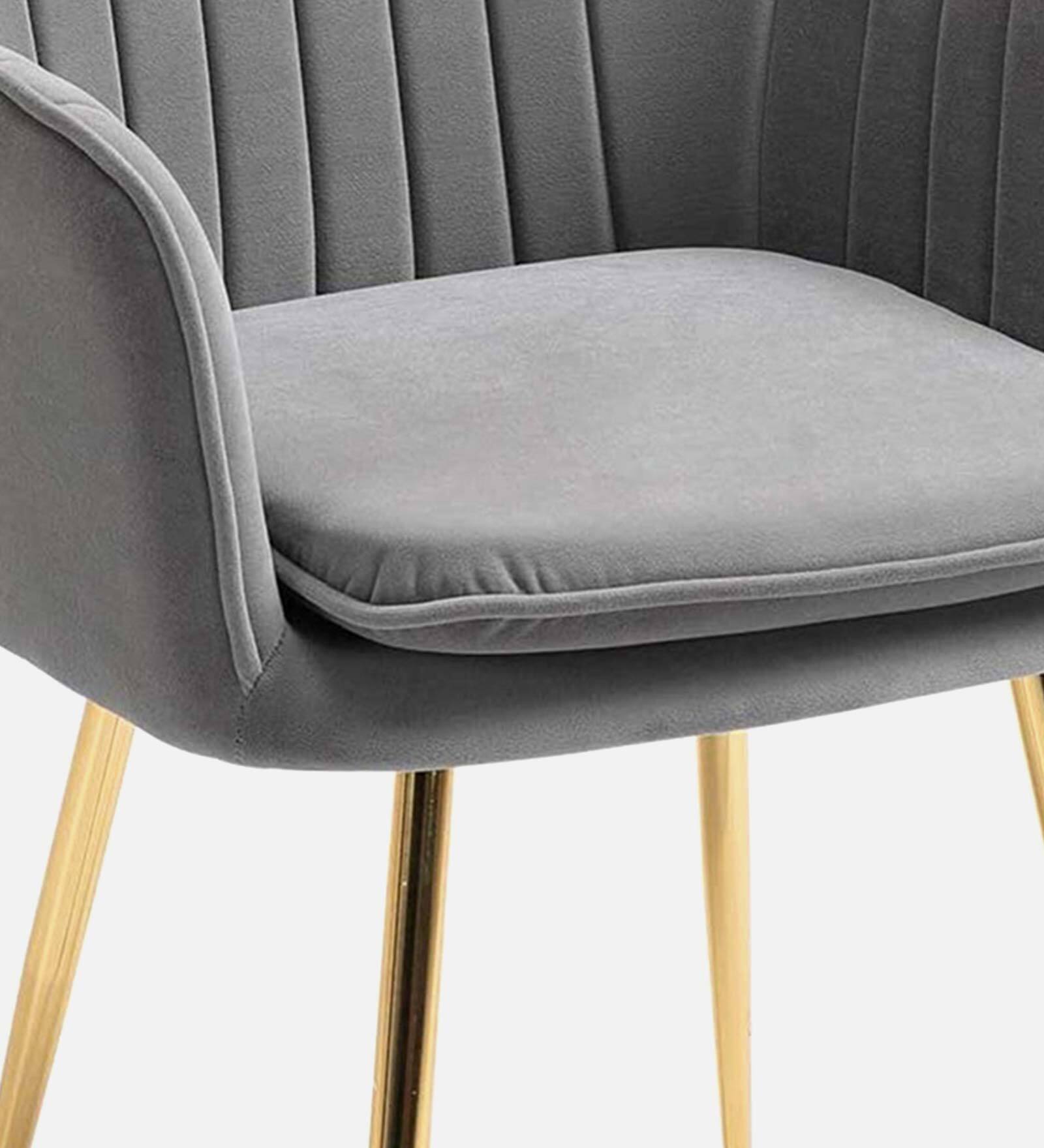 Tantra Modern Accent Arm Chair (Grey) - right_view