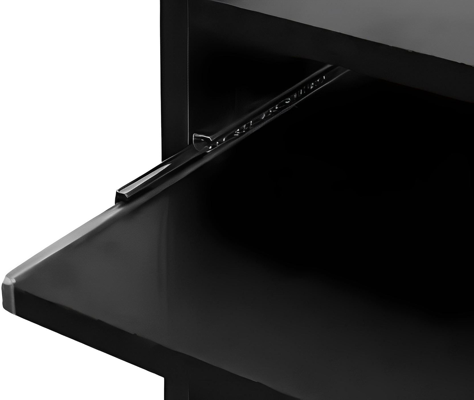 Tahoe Computer Table (Finish Color – Black, Pre-assembled) - rear_view