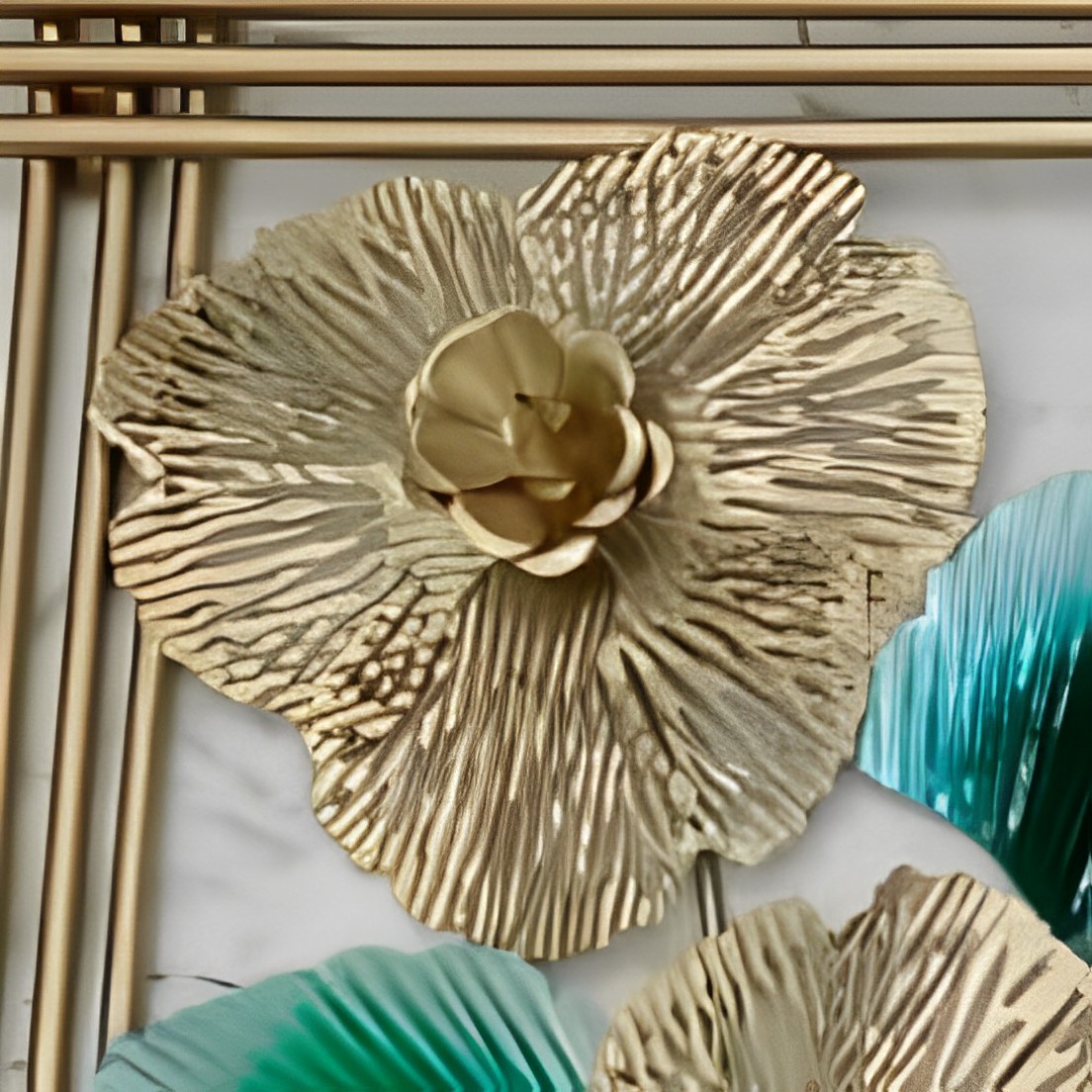 Metal wall Art I 36x18 Inches - top_view