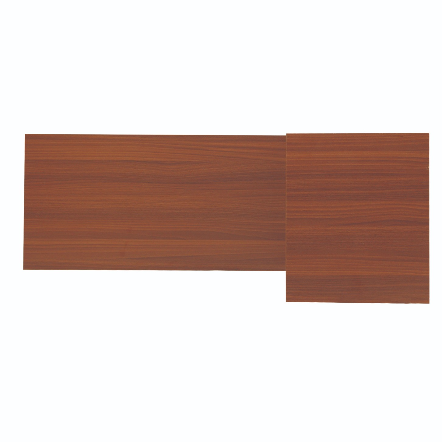Open Shoe Rack With 6 Shelves In Walnut Finish - left_view