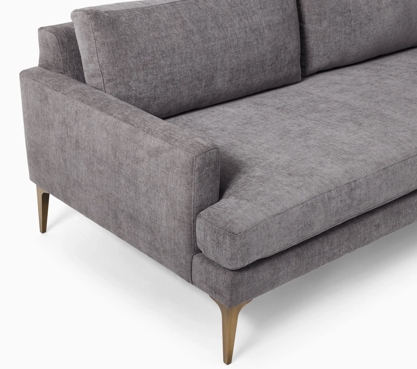 Toledo Doxy Grey Sectional Sofa - left_view