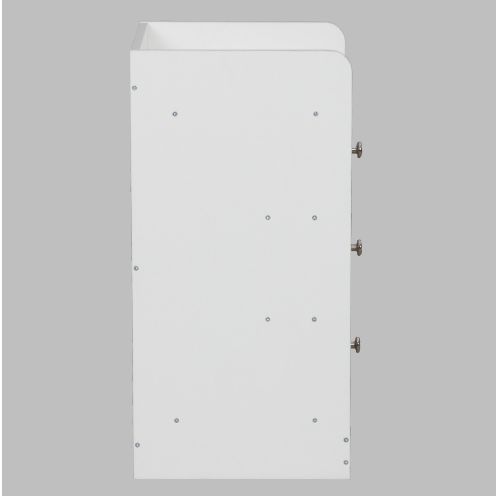 Woodit Bedside Table in White Colour - left_view