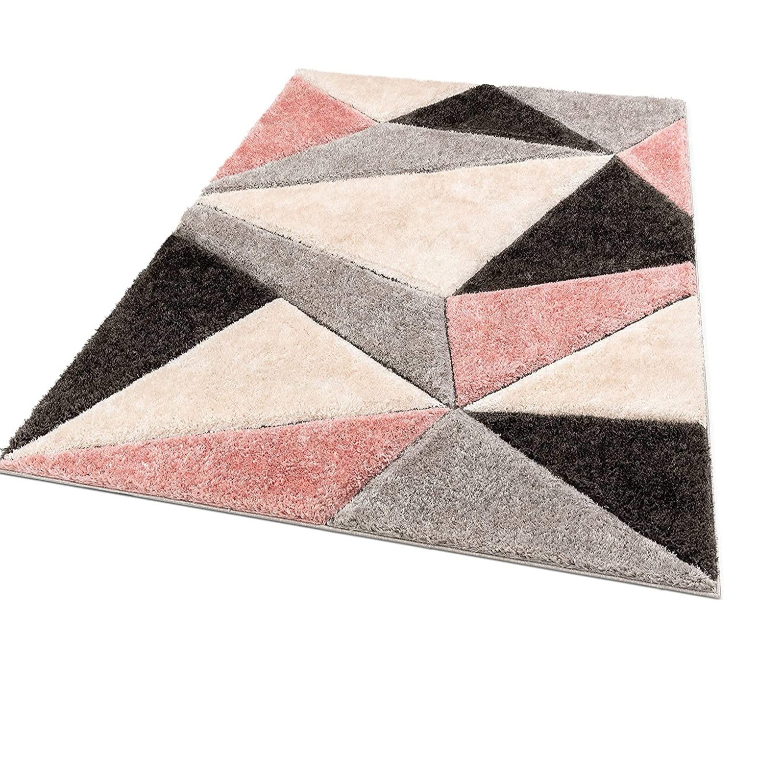 Modern Soft Fluffy Shaggy Rug - top_view