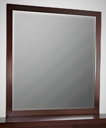 Orleans 6 Drawer Dressing Table With Square Shape Mirror - front_view