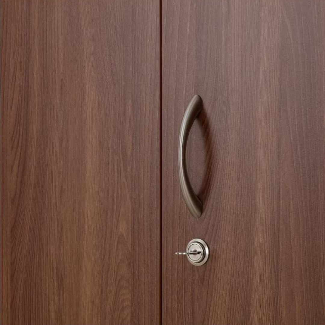 Engineered Wood Nodeland Wardrobe With 3 Doors - rear_view