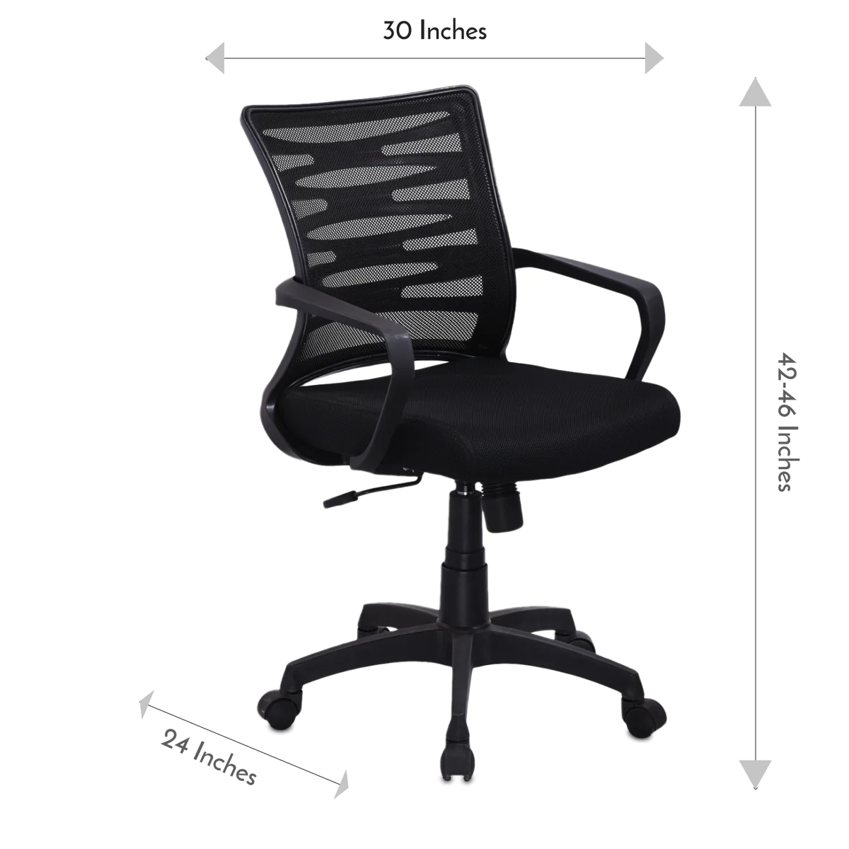 Revolving Chair Medium Back - rear_view