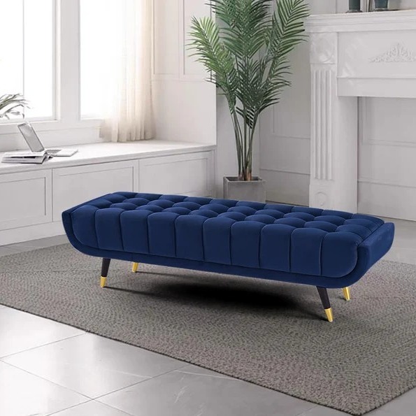 Modway Adept Upholstered Velvet Bench - right_view