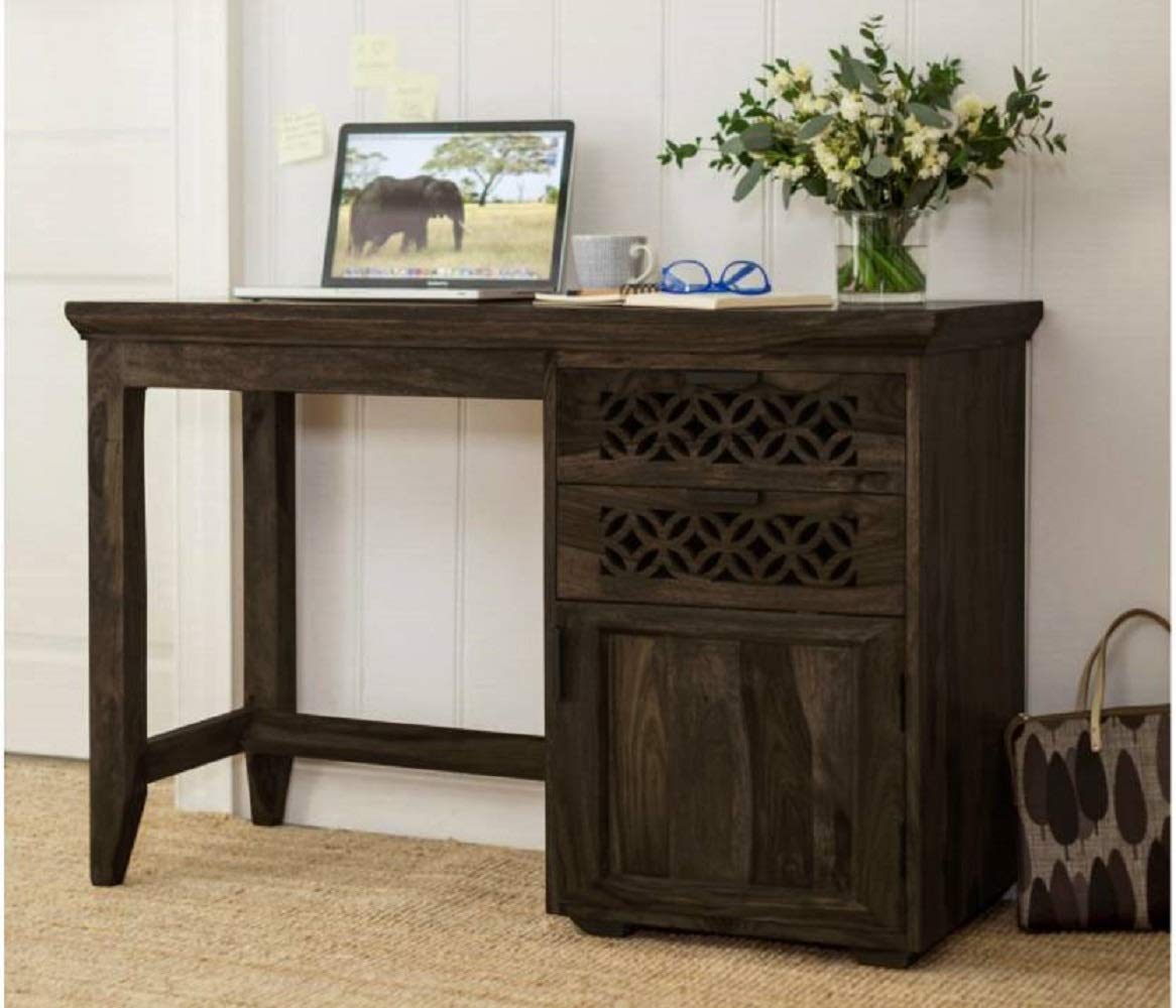 Memphis Solidwood Study Table with Chair - front_view