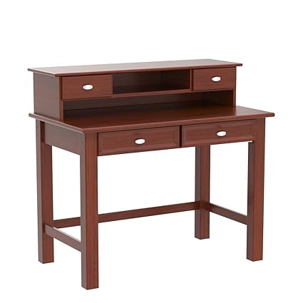Morgen Solid Sheesham Wood Study Table - rear_view