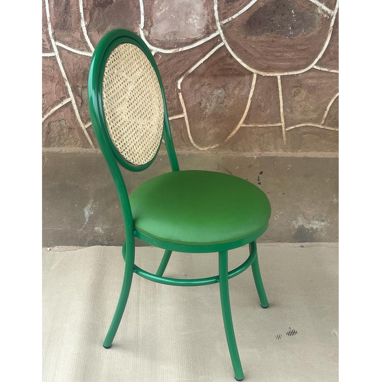 Orleans Metal Cafe Chair - front_view