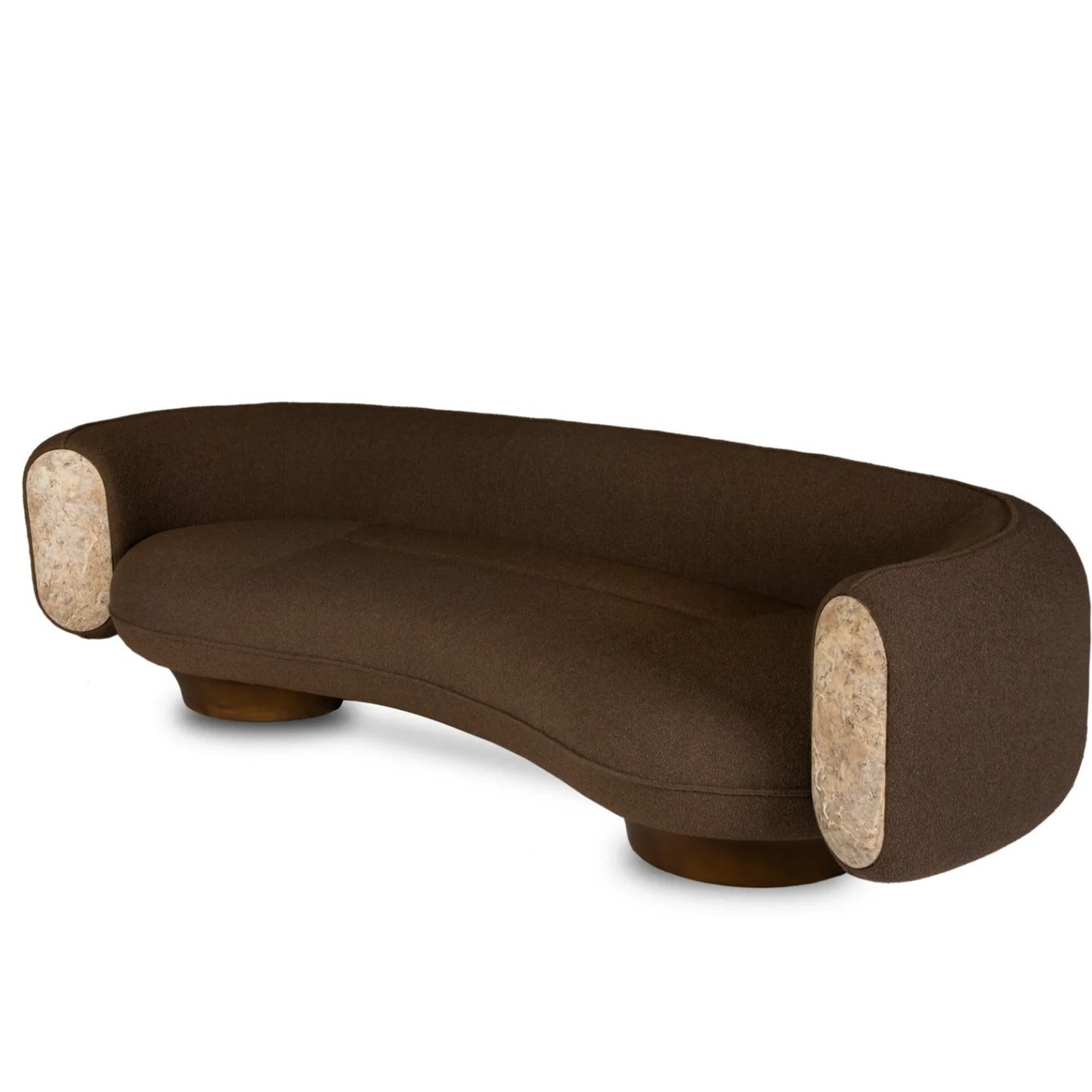 Barcelona Arm Wooden Sofa - left_view