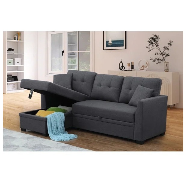 Paddington L shape sofa cum bed - right_view