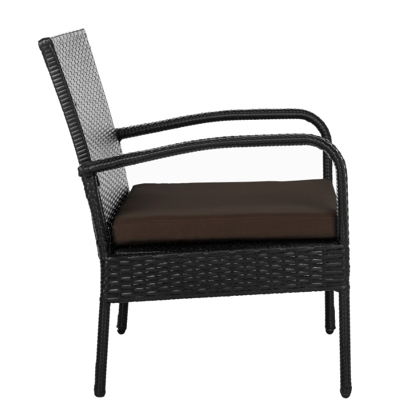 Herrin 2+1 Wicker sofa set outdoor Furniture - rear_view