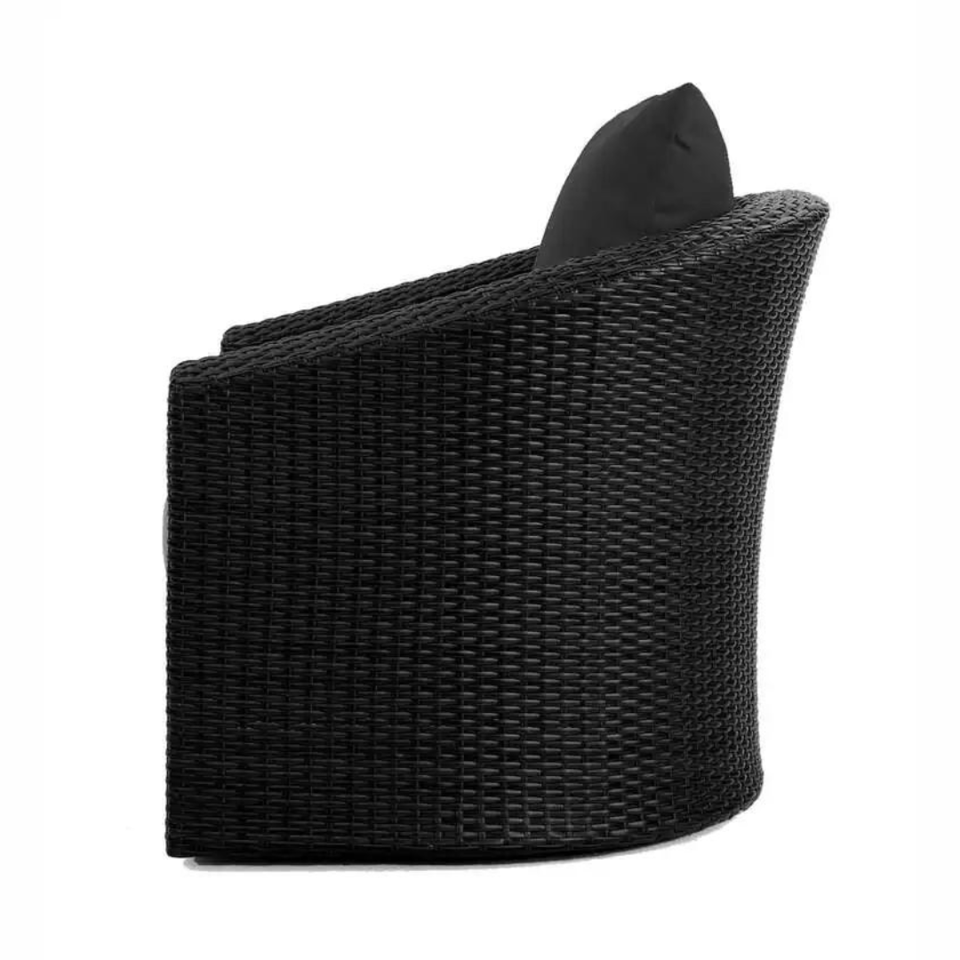 Bistro Outdoor Wicker Sofa Set - rear_view