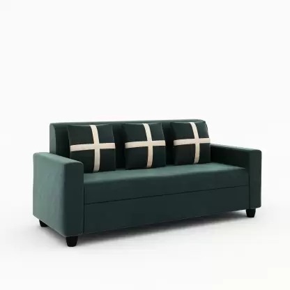 Neoxy Wood fabric 3+1+1 sofa set - top_view
