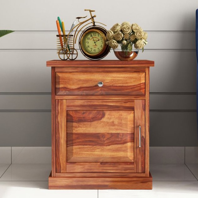 Nexon Side Table With Drawer - front_view