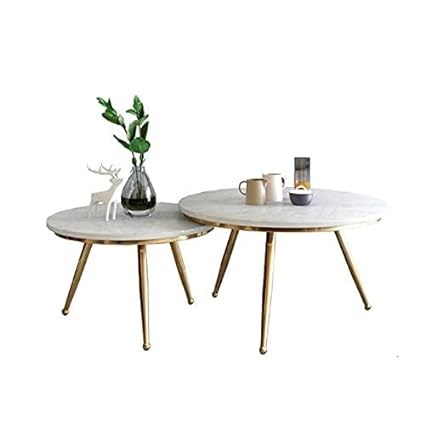 Sapa Nesting Tables in PVD gold finish - front_view