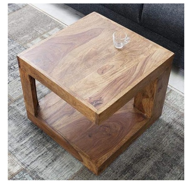 Sheesham Wood Centre Table - front_view