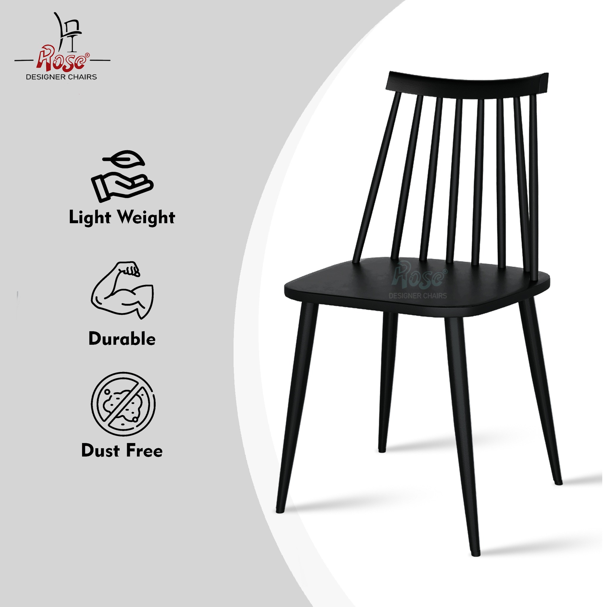 Black-PLASTIC - front_view