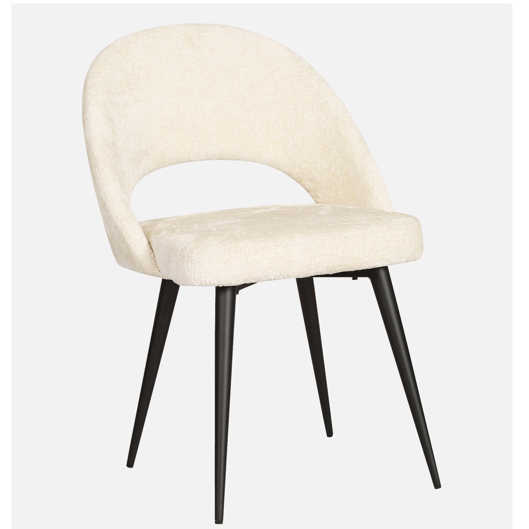 Toreon Upholstered Fabric Arm Chair - top_view