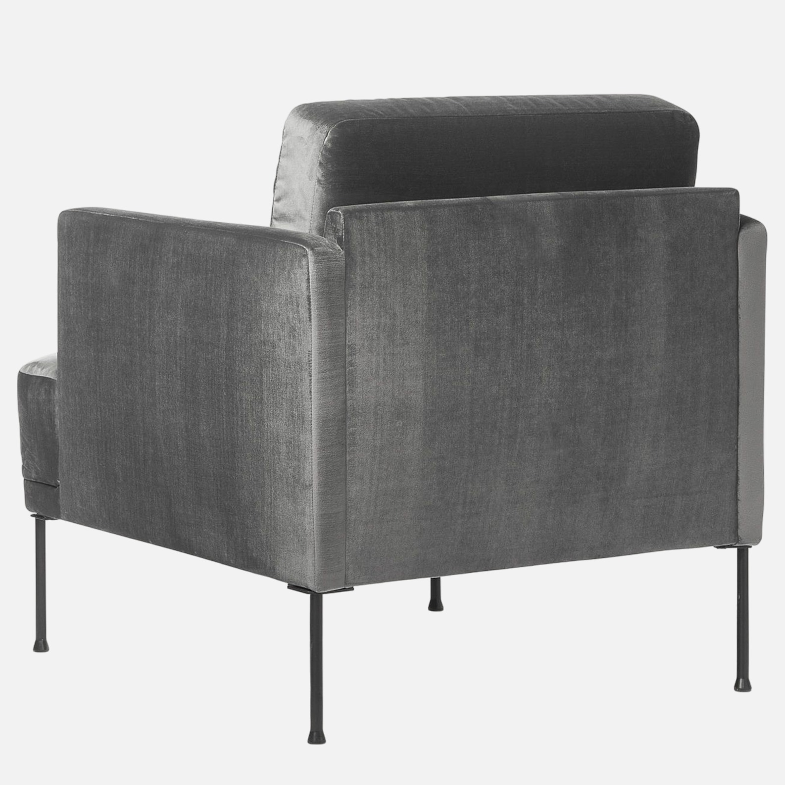 Milton Modern Arm Sofa with Grey color - bottom_view
