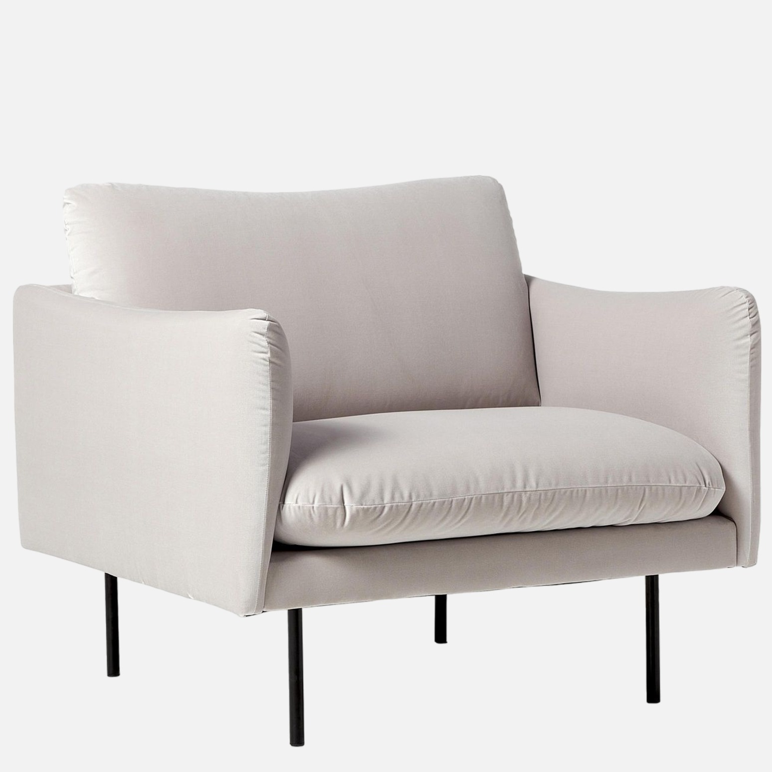 Marbito one seater Sofa with Grey color - top_view