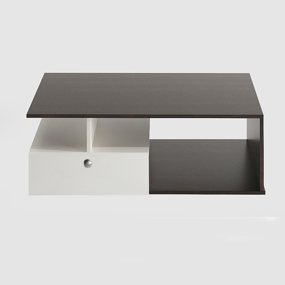 Marin wooden Rectangular coffee Table - left_view