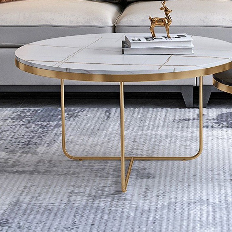 Eric Round Nesting Coffee Table (Set of 2) - top_view