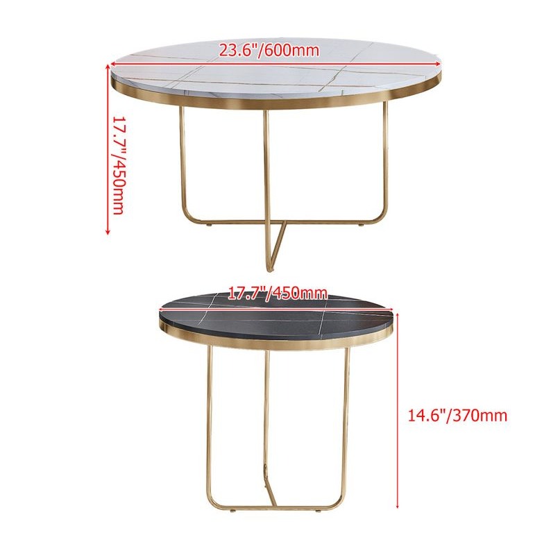 Eric Round Nesting Coffee Table (Set of 2) - left_view