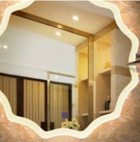 Mounted Glass Led Wall Mirror - top_view