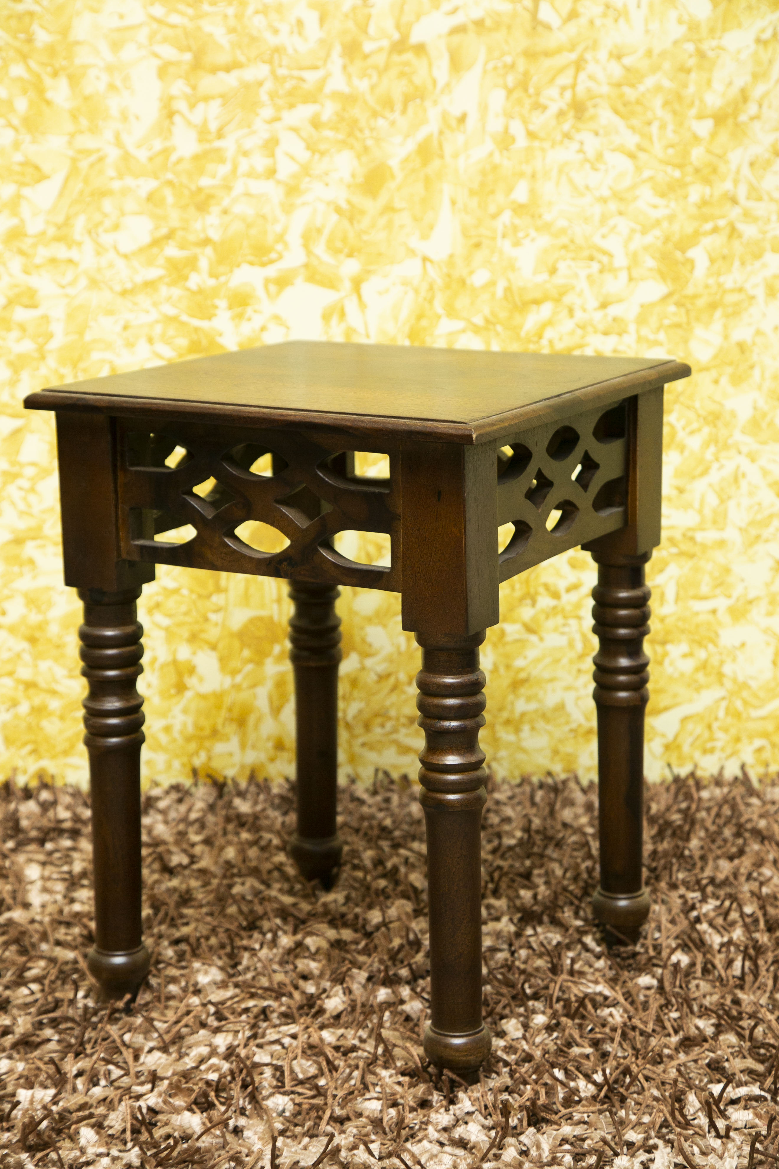 Seattle Sheesham Wood End Table - front_view