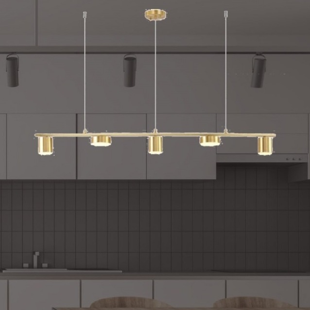 Luxury Island Design LED Chandeliers Ceiling Light - top_view