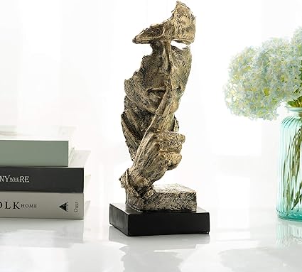 The Thinker Statue/Abstract and Creative Desk Decorations Statue - top_view