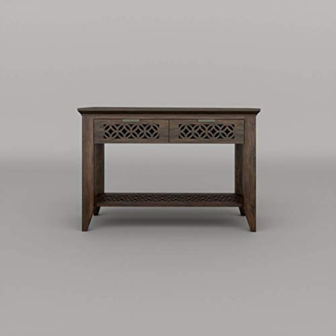 Novella Solid Wood Console Table - top_view