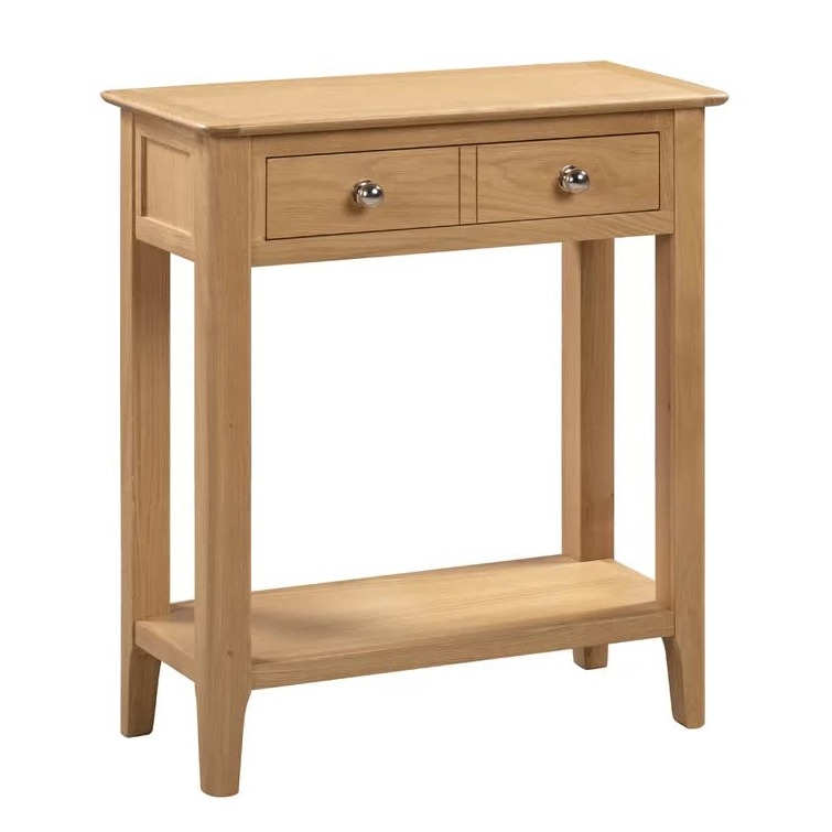 Tishya Solid Wood Traditional Console Table - front_view