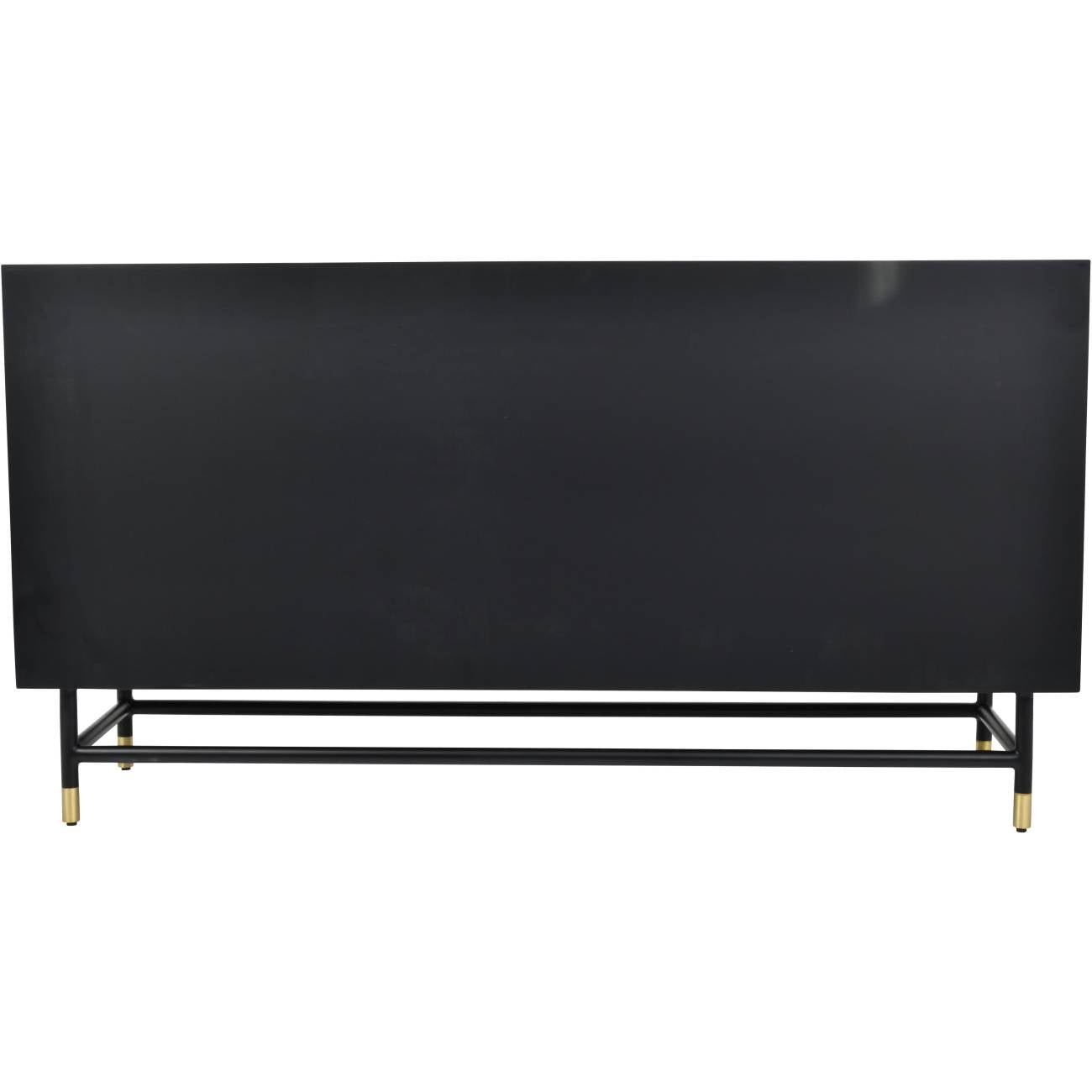 Bone Inlay 4 Doors cabinet - rear_view