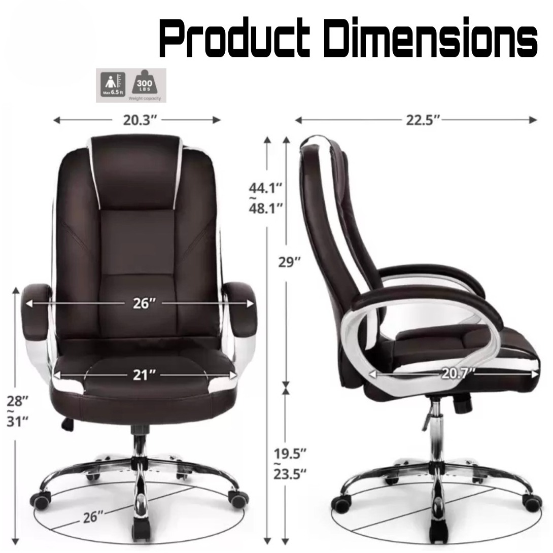 Fortuna D-42 High Back Office Chair - top_view