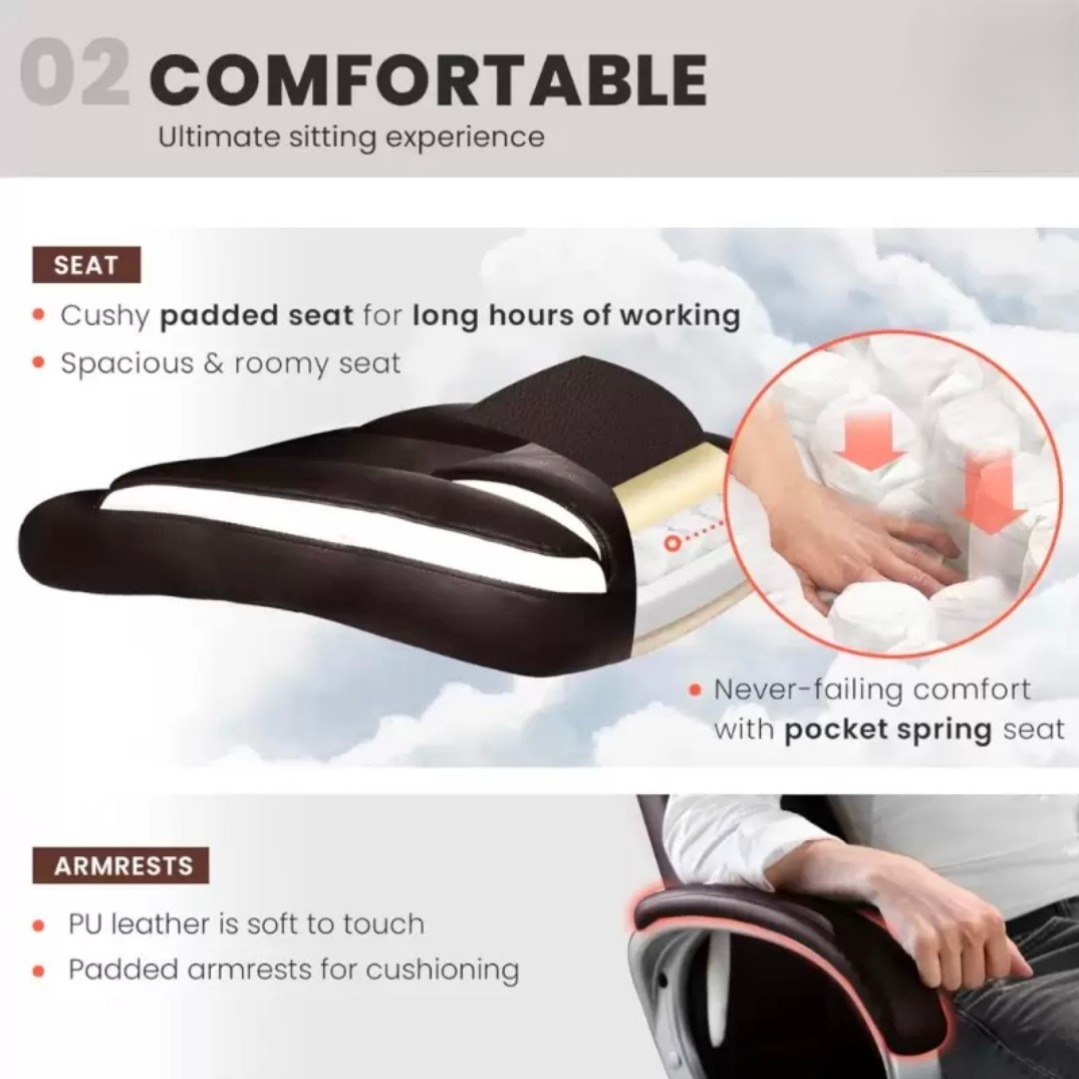 Fortuna D-42 High Back Office Chair - left_view