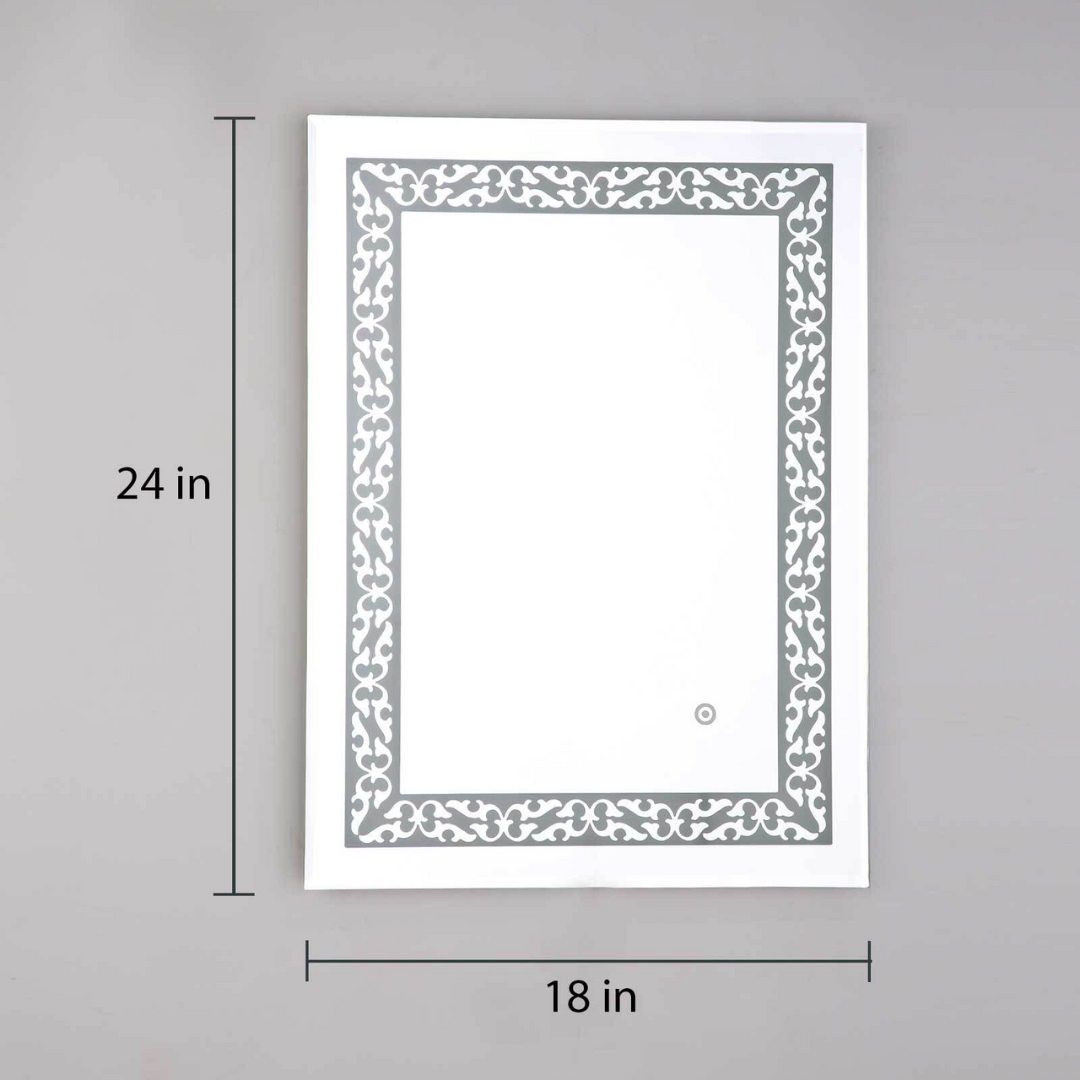 Sconces Glass Touch Sensor LED Mirror - rear_view