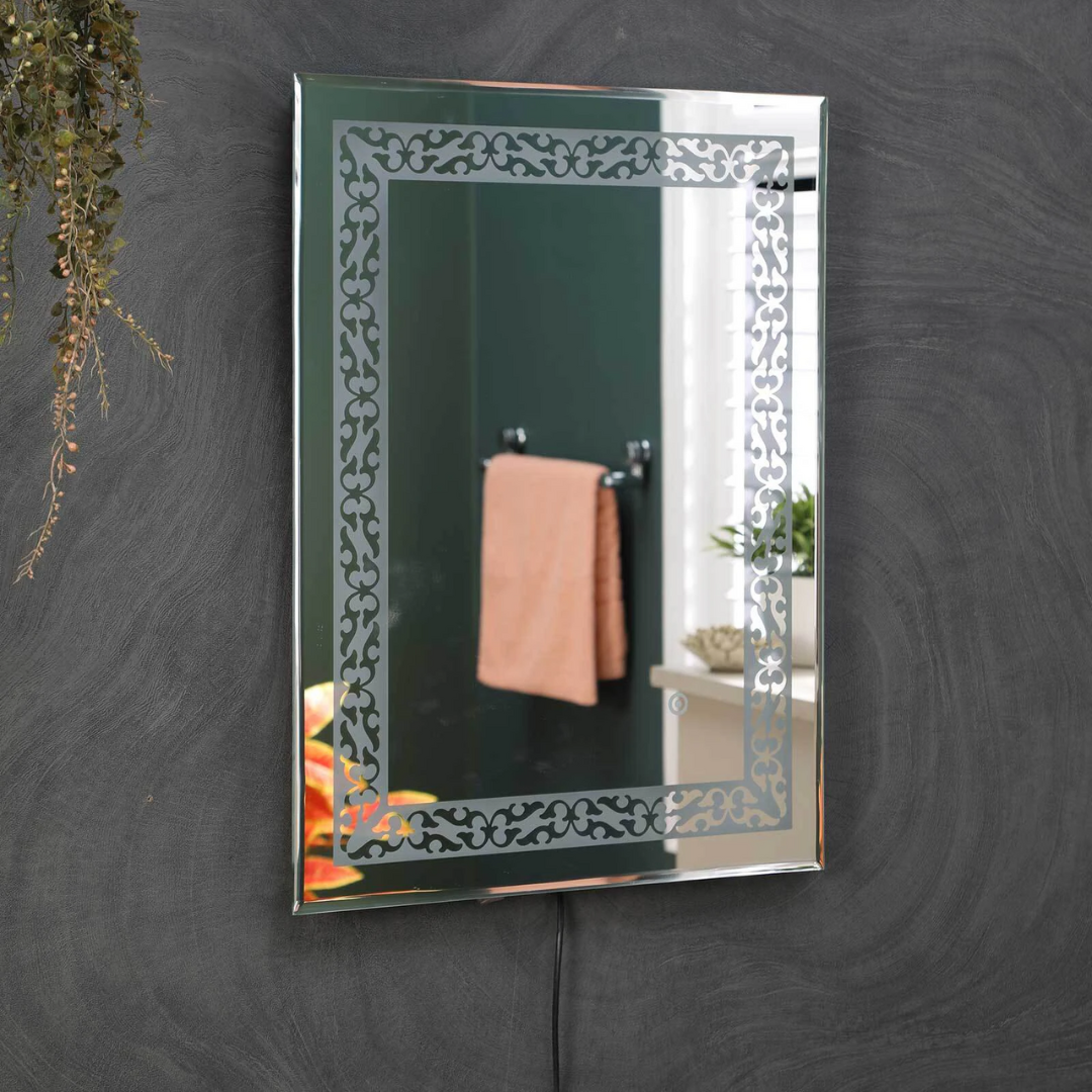 Sconces Glass Touch Sensor LED Mirror - front_view