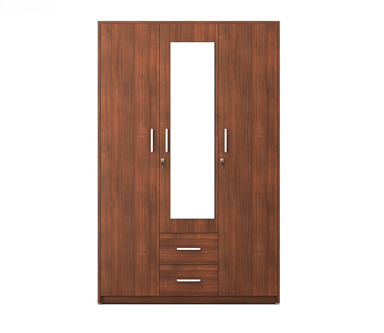 Catalina Engineered Wood 3 Door Wardrobe - front_view